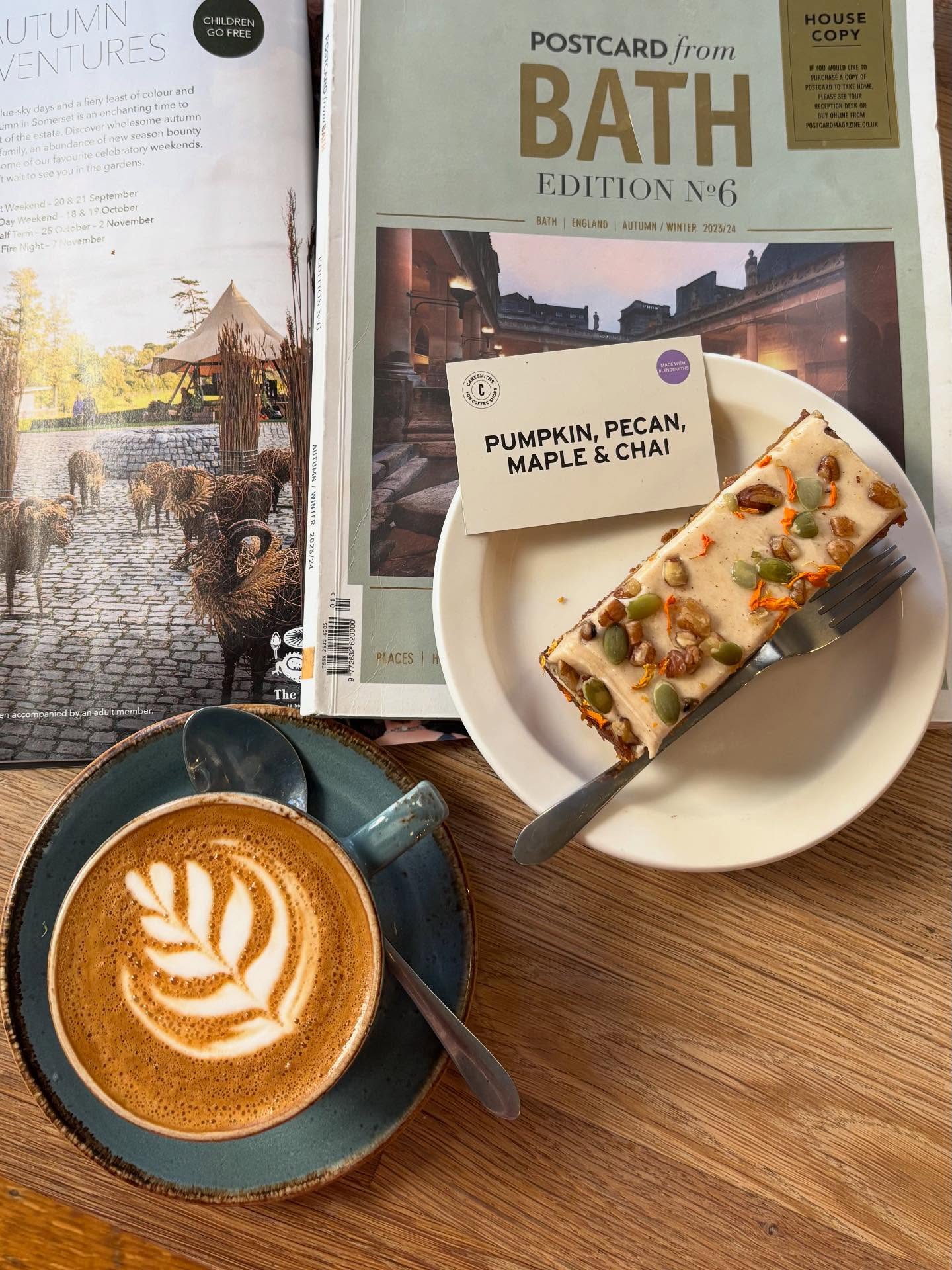 Coffee and cake at Wild Cafe