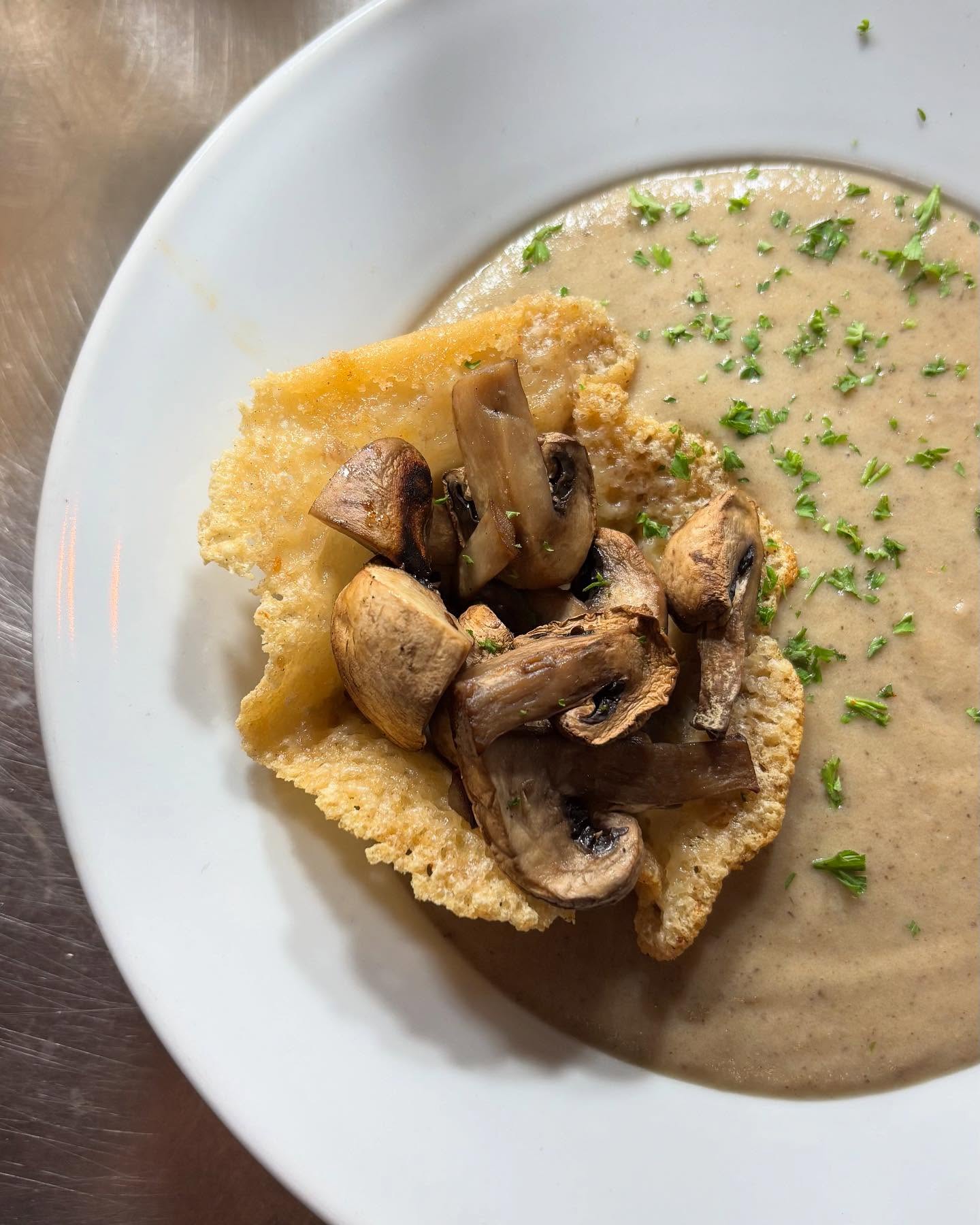 A mushroom dish at Wild Cafe